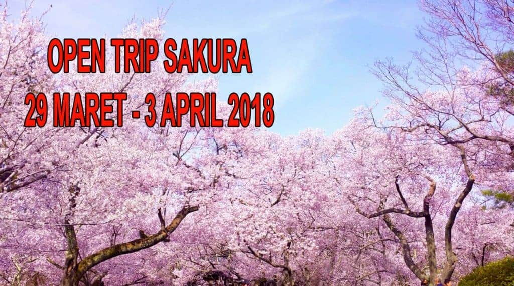 Paket Tour Wisata Jepang Musim Sakura 29 Maret - 3 April 2018 1